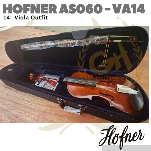 Hofner AS060-14VA Viola Outfit 14inch - Biola AS-060 14VA - Image 3