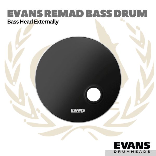 EVANS Remad Bass Drum Head - Membran Bass Drum