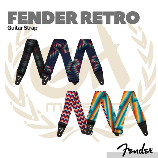 Fender Retro Guitar Strap - Strep Tali Gitar Bass