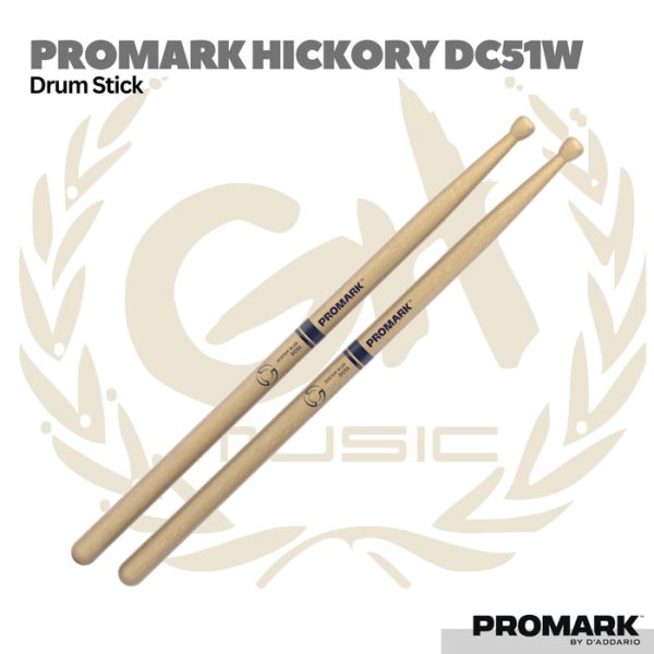 Promark DCS51W Hickory Drum Stick - Stik Drum