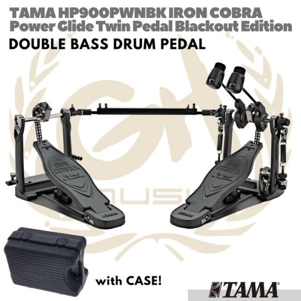 TAMA HP900PWNBK Iron Cobra Power Glide Double Pedal Black Out Edition