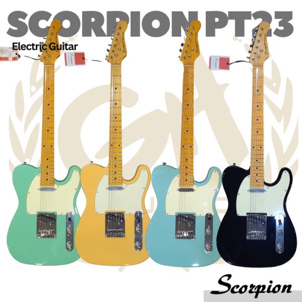 SCORPION PT23 Premium Series Electric Guitar | Gitar Telecaster Tele