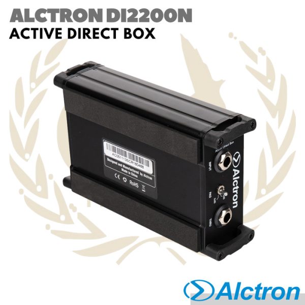 ALCTRON DI2200N Active Direct Box 48V Phantom Powered | DI Aktif - Image 3