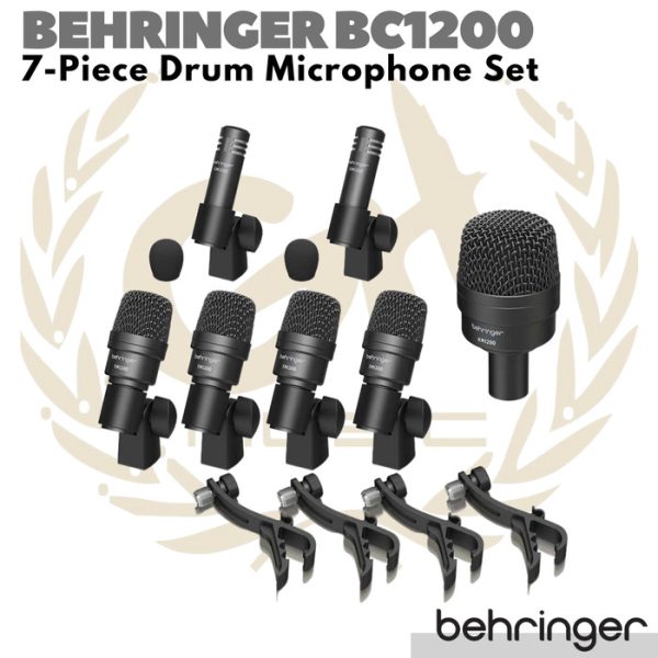 Behringer BC1200 7 piece Drum Microphone Set | Mic BC 1200 - Image 2