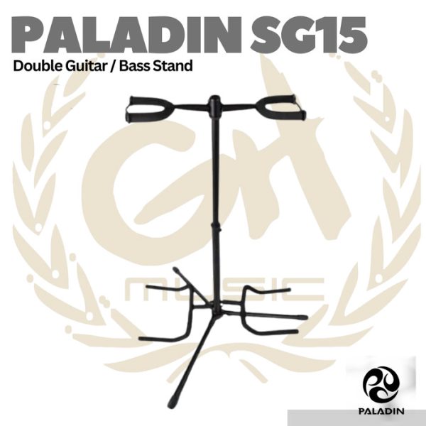 Paladin SG15 Double Guitar Bass Stand - Stan Gitar Bass Multi