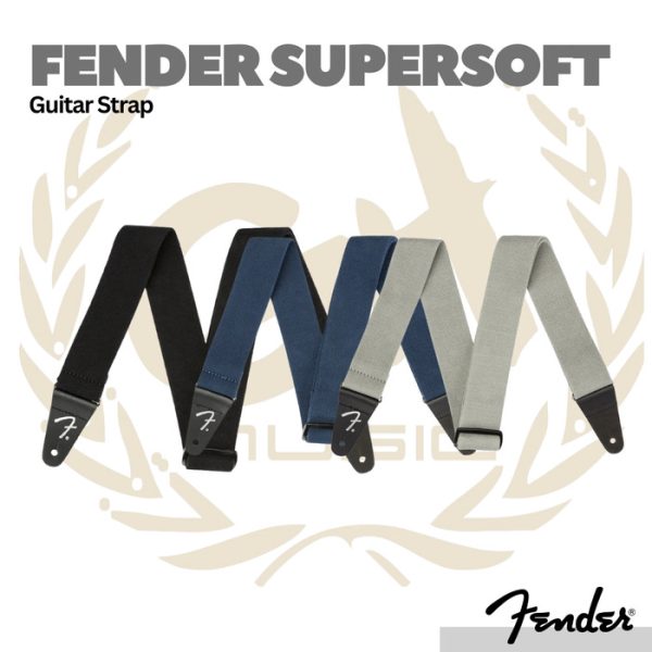 Fender Supersoft Guitar Strap - Strep Gitar Bass