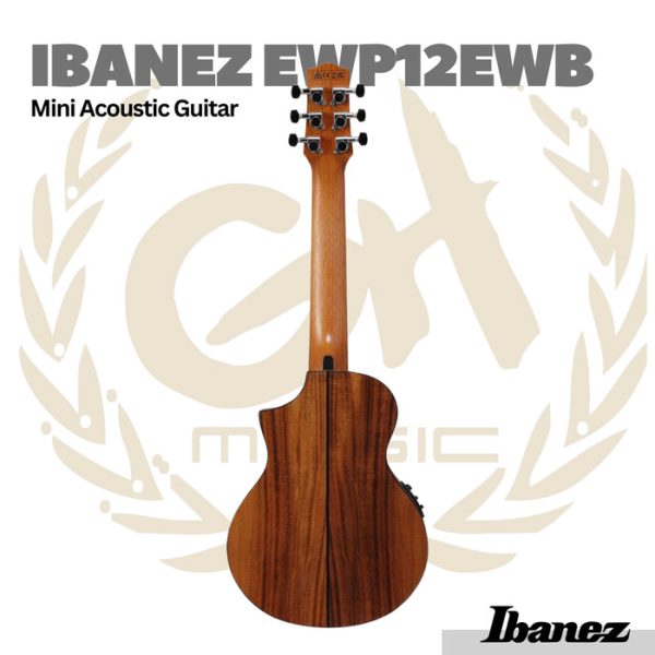 Ibanez EWP12EWB Mini Acoustic Electric Guitar - Gitar Lele GuitaLele - Image 2