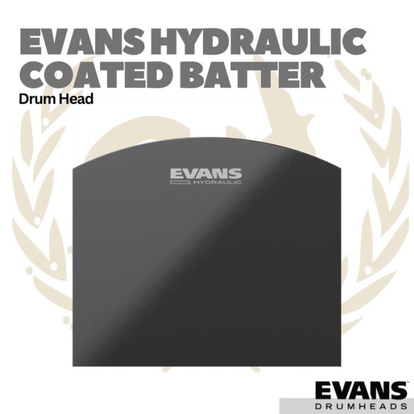 Evans Hydraulic Black Coated Snare Batter Drum Head - Membran Head - Image 3