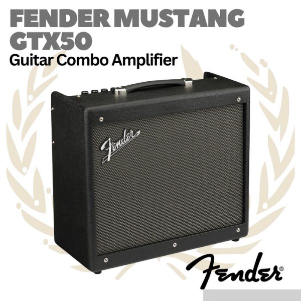 Fender Mustang GTX50 Guitar Combo Amplifier - Ampli Gitar Elektrik