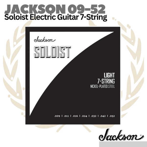 Jackson Soloist Electric Guitar Strings 7-String Light 9-52