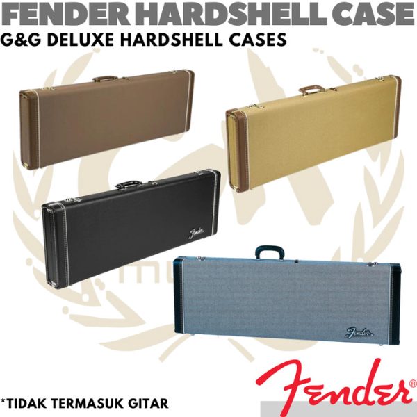 FENDER G&G Deluxe Case Strat Tele - Kotak Penyimpanan Gitar Hardcase