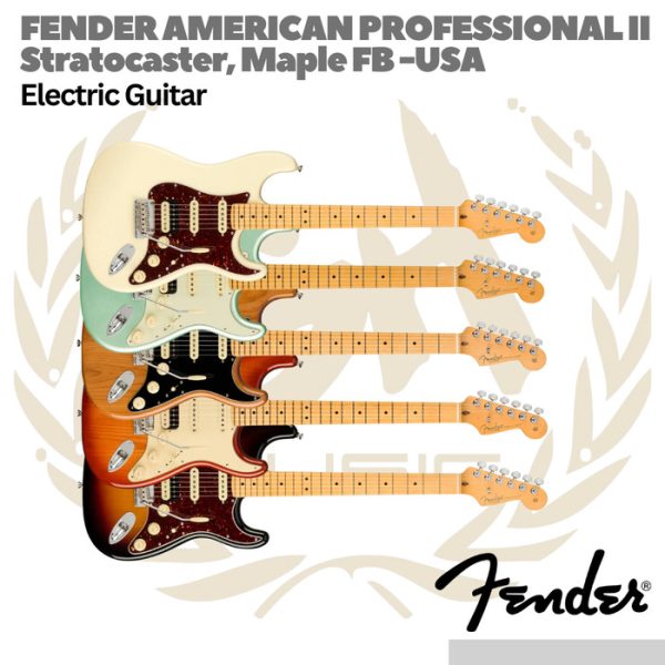 Fender American Professional II HSS Stratocaster Electric Guitar Maple