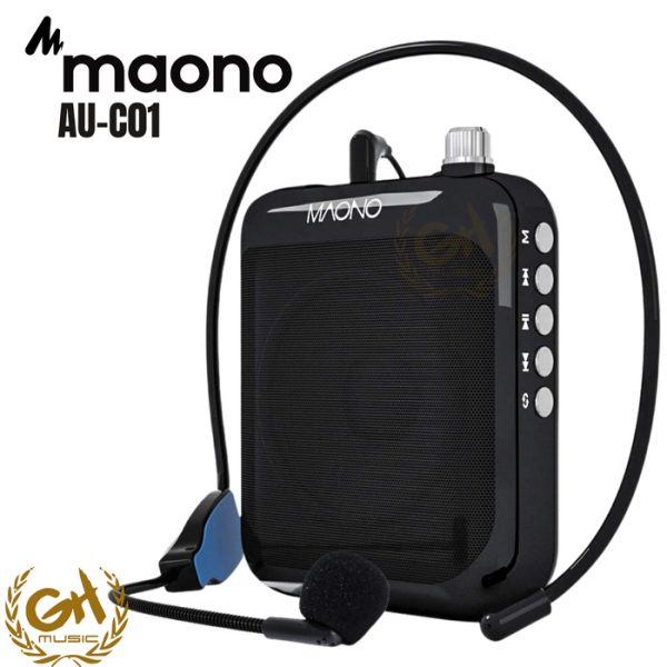 Maono AU-C01 Portable Rechargeable Voice Amplifier with FM Radio