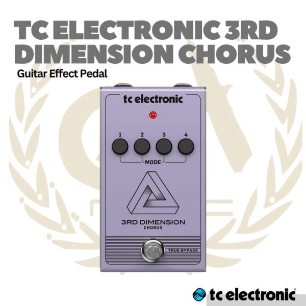 TC Electronic 3RD DIMENSION CHORUS Guitar Effect Pedal - Gitar Efek