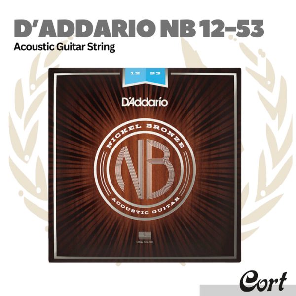 D'addario NB1253 Acoustic Guitar String - Senar Gitar Akustik 12-53