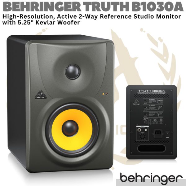 BEHRINGER TRUTH B1030A Active Studio Monitor Speaker 5" Kevlar Woofer