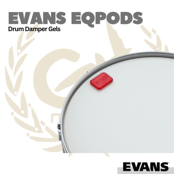 Evans EQPODS Drum Damper Gels |Peredam Membran Gel Demper Snare Tom - Image 3