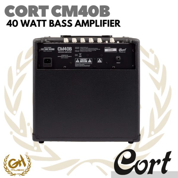 Cort CM40B 40Watt Bass Amplifier | Ampli Bass 10 Inch - Image 4