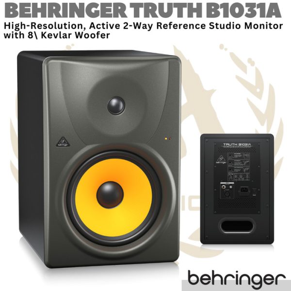 BEHRINGER TRUTH B1031A Active Studio Monitor Speaker 8" Kevlar Woofer