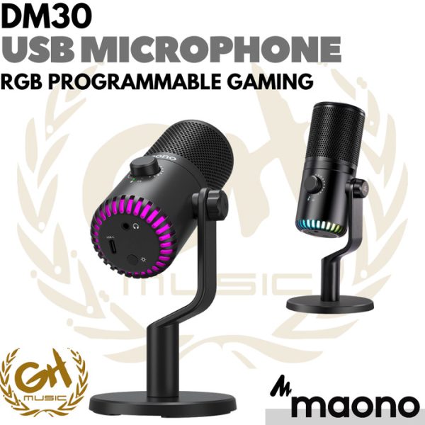 MAONO DM30 RGB Programmable Gaming USB Microphone - Image 3