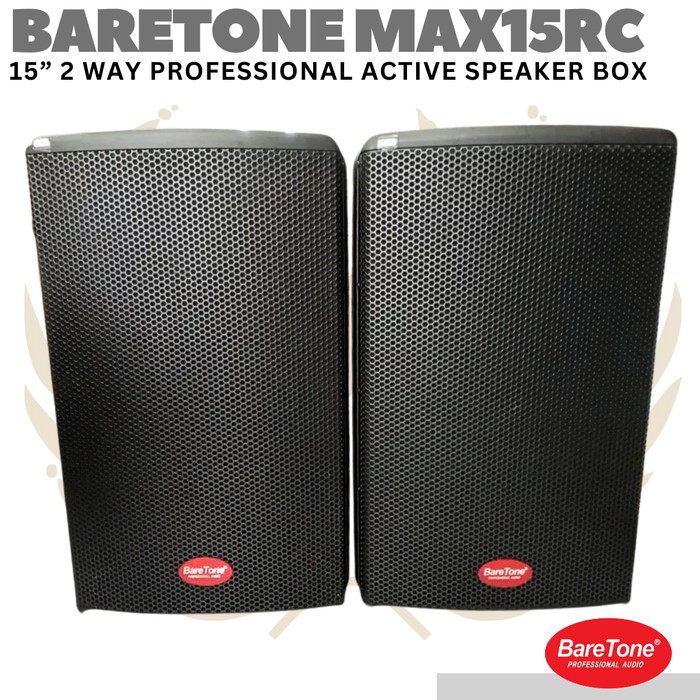 BARETONE MAX15RC 15" Active Speaker | Spiker Aktif Max 15 RC