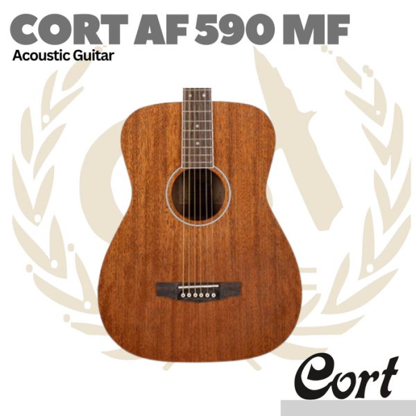 Cort AF590MF Acoustic Guitar w/Bag - Gitar Akustik AF 590MF - Image 3