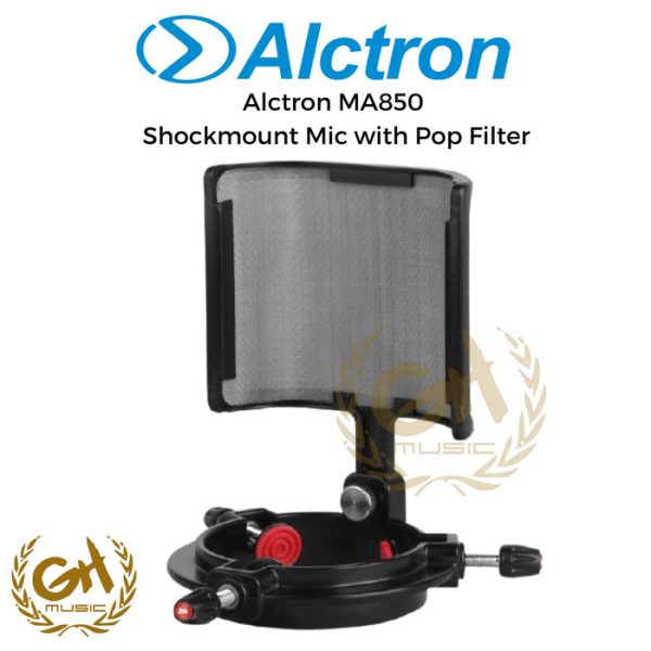 Alctron MA850 Shockmount Mic with Pop Filter - Image 2