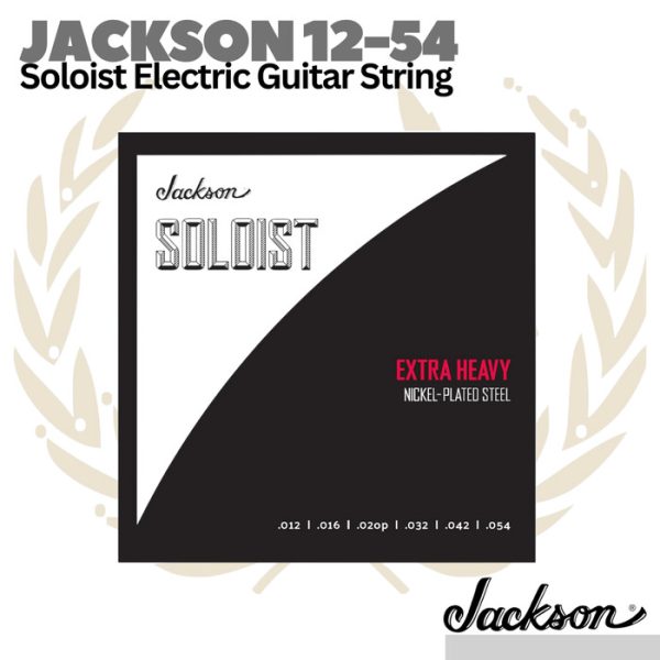 Jackson Soloist Electric Guitar Strings 12-54