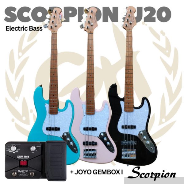 SCORPION JJ20 Electric Bass - Bass Elektrik