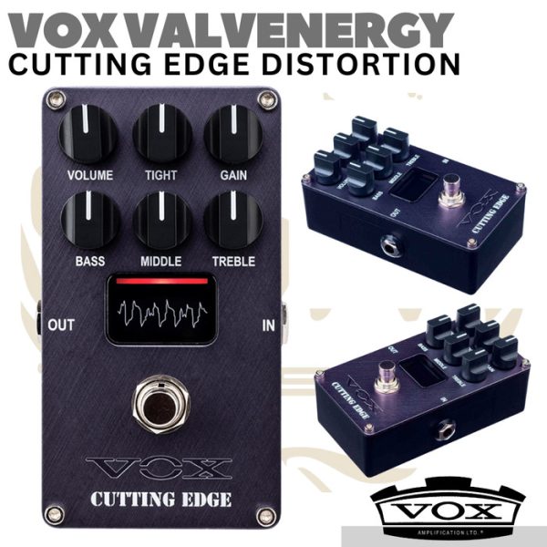 VOX VALVENERGY CUTTING EDGE Distortion Effect Pedal | Efek Gitar VE-CE