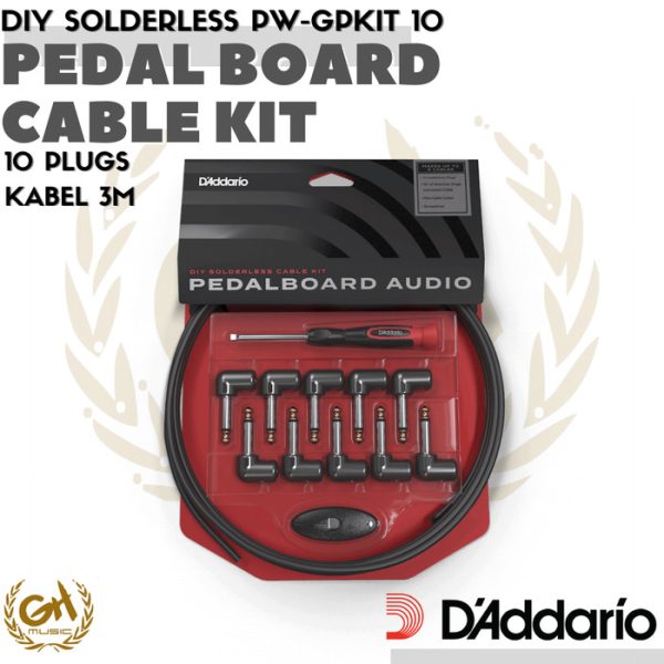 D'ADDARIO PEDAL BOARD AUDIO DIY SOLDERLESS CABLE KIT - PW-GPKIT 10 - Image 3