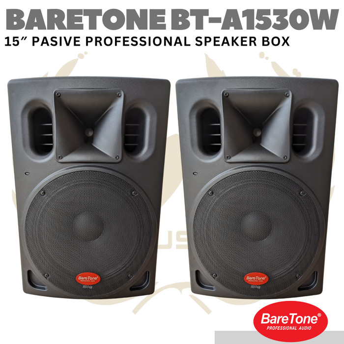 BARETONE BT-A1530W 15″ Inch Passive Speaker | Spiker Pasif