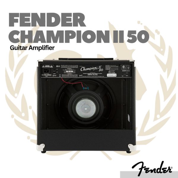 Fender Champion II 50 Guitar Combo Amplifier - Ampli Gitar - Image 3