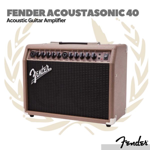 Fender Acoustasonic 40 Acoustic Guitar Combo Amplifier - Ampli Gitar Akustik - Image 2