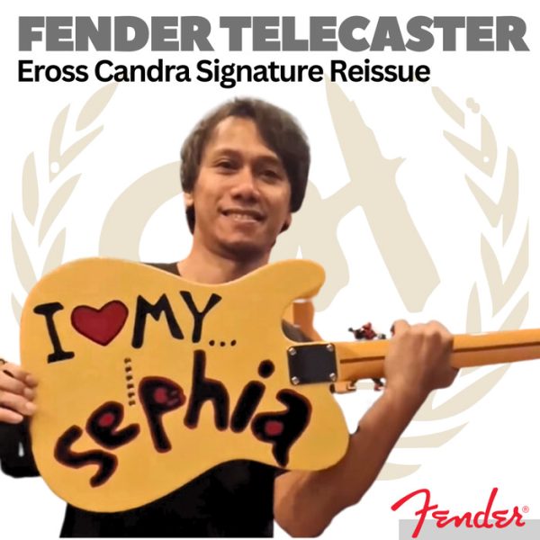 FENDER TELECASTER SEPHIA Eross Candra SO7 Signature Reissue Japan