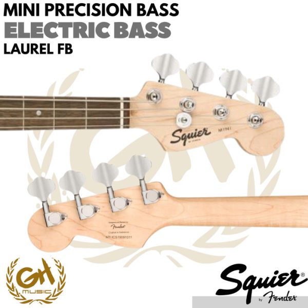 SQUIER MINI PRECISION BASS LAUREL FB ELECTRIC BASS - BASS ELEKTRIK - Image 4