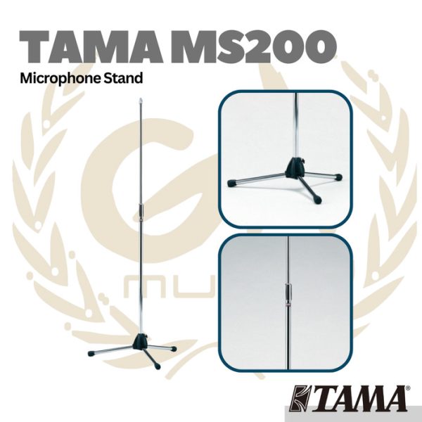 TAMA MS200 Standard Straight Microphone Stand Chrome