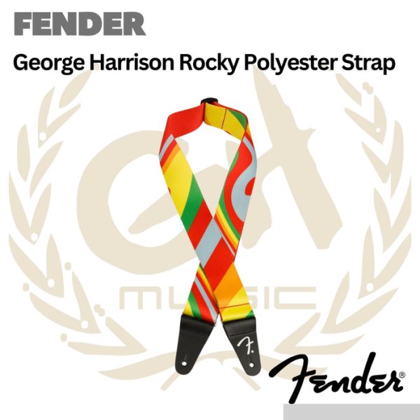 Fender George Harrison Rocky Polyester Strap - Gitar Bass - Image 2