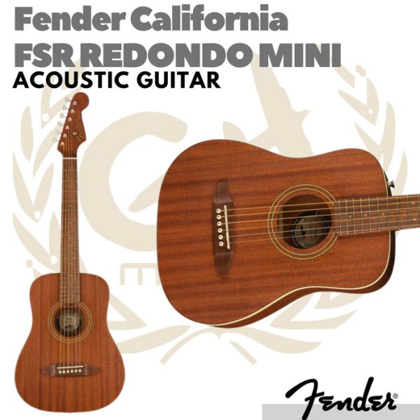 Fender FSR California Redondo Mini Guitar Free Softcase Gitar Akustik - Image 2