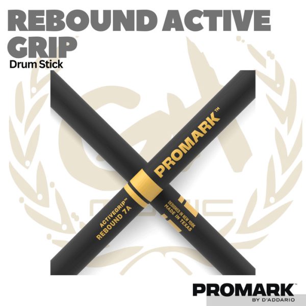 PROMARK REBOUND ActiveGrip Hickory Drum Stick - Stik - Image 3