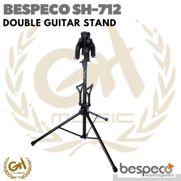 Bespeco SH712 Double Guitar Stand Auto Lock - Stand Gitar Dobel - Image 3