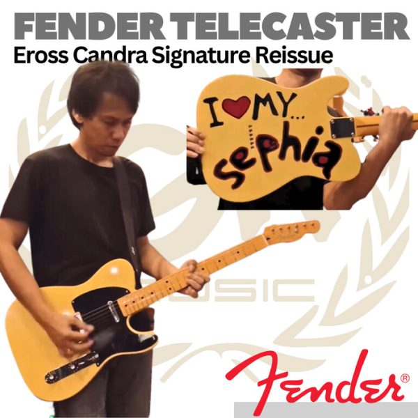 FENDER TELECASTER SEPHIA Eross Candra SO7 Signature Reissue Japan - Image 2