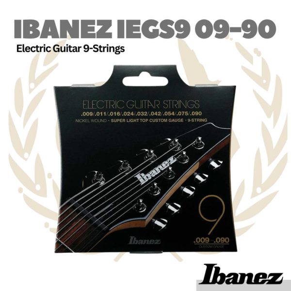 Ibanez IEGS9 9-String Electric Guitar Strings - Senar Gitar