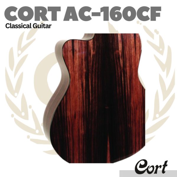 Cort AC-160CF Classical Acoustic Guitar - Gitar Klasik Nylon AC160 - Image 3