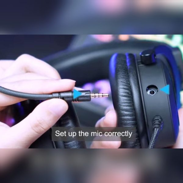 FIFINE H6 USB HEADSET  7.1 SURROUND SOUND RGB LIGHT HEADPHONE GAMING - Image 5