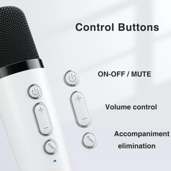 Fifine E1 Mini Handheld Karaoke Condenser Microphone Speaker Bluetooth - Image 5