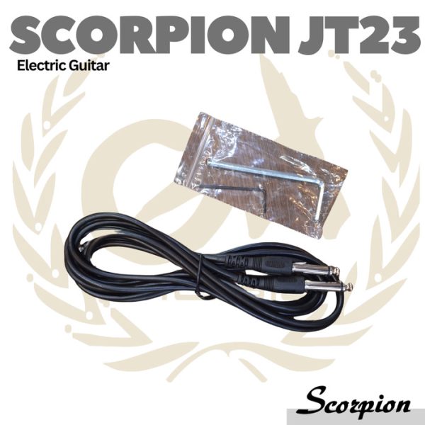 SCORPION JT23 Black Jaguar Series Electric Guitar | Gitar Listrik Tele - Image 3