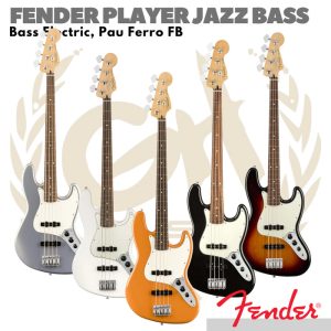 FENDER PLAYER JAZZ BASS Guitar Electric Pau Ferro FB | Bass Listrik