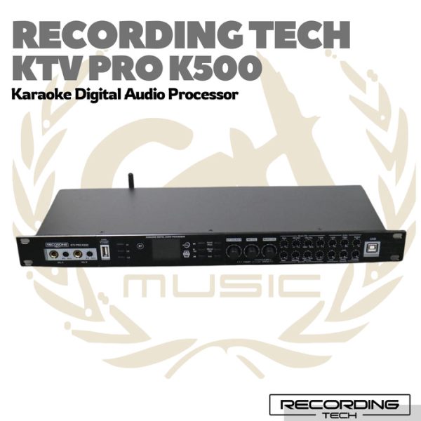 Recording Tech KTV Pro K500 Karaoke Digital Audio Processor - Mixer Karoke - Image 2