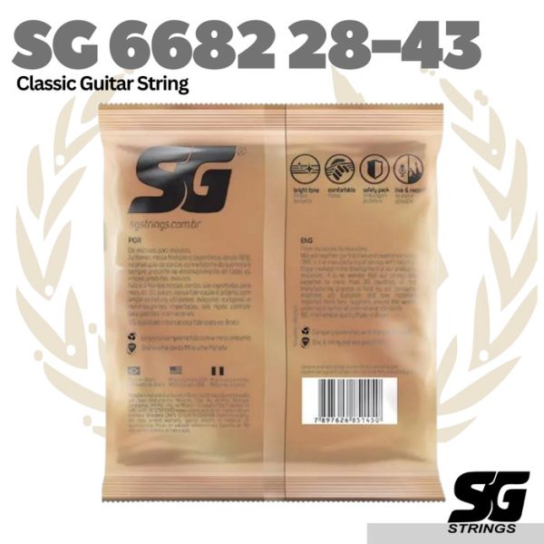 SG String 6682 Classical Guitar String 28-43 - Senar Gitar Klasik - Image 2